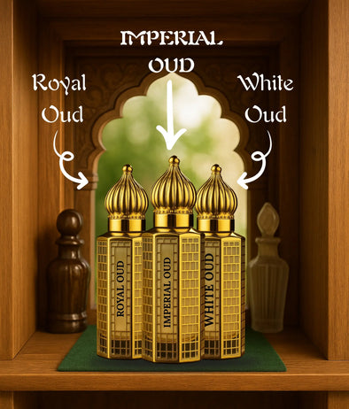 Majestic Oud Collection – 3 in 1 Premium Attar Set